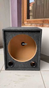 box subwoofer bass 12 inch model lubang angin finishing karpet