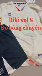 Quần áo bóng chuyền Nam Nữ Riki Vol8 Ryhme - vải chuyên dụng thể thao thoáng mát thấm hút mồ hôi tốt