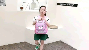 Tas Ransel Anak Sekolah TK Paud Perempuan dan Laki-Laki Model Kelinci dan Harimau