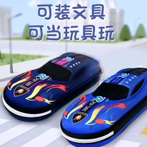 Tempat Pensil Kotak Pensil Pencil Case TK SD Bahan EVA 3D Mobil Car