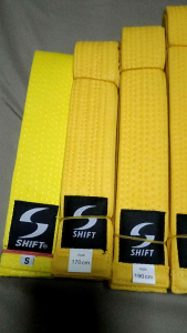 SHIFT BELT : Colored (white yellow blue red brown & black)