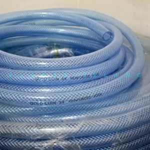 Selang Air 100 Meter 3/4 Inch 2 MM Selang Air Serat Benang 1 Roll Selang Air Benang Bening Selang Air Murah