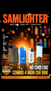 ⚡ COMBO 4 bật lửa nhật chỉ 99k hoạt động hoàn hảo tại SAMLIGHTER!
