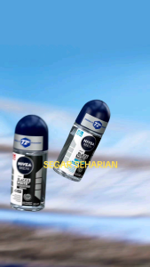 NIVEA MEN FRESH BLACK WHITE 50 ML 50ML ISI 3 PCS DEODORANT ROLL ON 48 jam