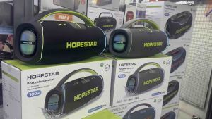 SY ลำโพงบลูทูธHopestar A65 ลำโพง 300W พร้อมไมล์หลายสาย1ตัว เอฟเฟคเสียงเปลี่ยนได้3ระดับ ของแท้100%
