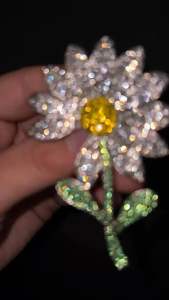 (Bebas beli 2 dapat bonus) B28 Bross hijab pin daisy mewat Korea original elegan titanium