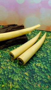 Once pipa Kayu Kemuning Gading bulat polos super B179