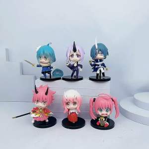 Mô hình Chuyển sinh thành Slime - Rimuru Tempest Shion Benimaru Milim Nava Souei Shuna - Cao 6~7cm - Anime Manga Slime