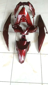 COVER BODY HALUS HONDA BEAT FI ESP ECO DIGITAL MOONLIGHT RED COSTUM 2017 2018 2019 BARU