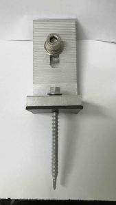 L FEET อุปกรณ์ติดตั้ง แผงโซล่าเซลล์ หลังคาเมทัลชีท ครบชุด อะลูมิเนียม L feet ราคาต่อ 1ตัว4ตัว10ตัว