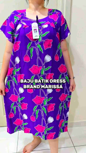BAJU BATIK LANCIP DRESS WOMEN