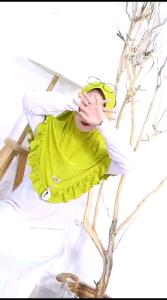 Bergo hijab jersey gotik bawah