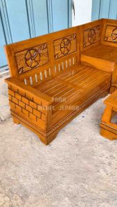 kursi tamu sudut minimalis kayu jati mebel jepara kursi tamu jati jepara