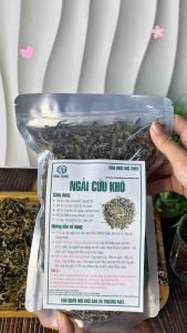 Trà Ngải Cứu (Ngải Cứu Nhung) Loại 1 Đức Thiện (KhôSạchThơm) - Điều Hòa Kinh Nguyệt Ho Cảm Giảm Đau Nhức