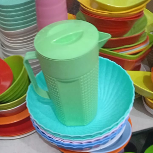 Mangkok Jumbo Uli Isi 6 Pcs / Free Teko 1 Pcs Plastik PP5 BPA Free
