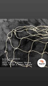 3” Nylon Jaring Pukat/Pagar Ayam/Sangkar Ikan/Benang Size:210/12/Warna Putih Fishing Net