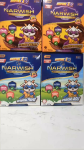 NARWISH SUPERKIDS PERISA COKLAT 500grm + Free 50grm