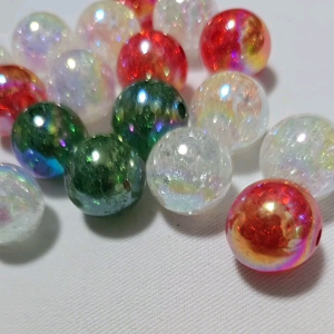 ลูกปัดเกล็ดหิมะ 50 กรัม ลูกปัด คละสี