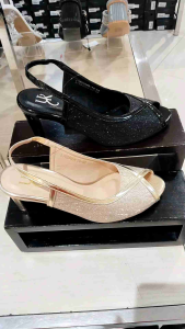 YONGKI KOMALADI‼️ sandal tali hak 7cm mewah blink blink