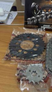 ชุดโซ่สเตอร์ Osaki แท้ 428H ครบชุด สเตอร์หน้า สเตอร์หลัง โซ่ Dream Wave100 ปี 2000-2004 มอเตอร์ไซค์