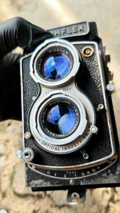 กล้องฟิล์ม Ricohflex Riken Riconar 80mm f/3.5 Citizen-MXV