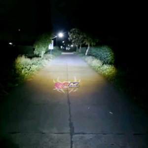 Lampu LED tembak 2 warna putih kuning custom universal motor mobil truk headlamp foglamp import berkualitas