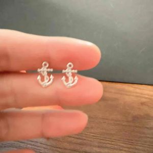 [Studs & Such] 925 Silver Unique Anchor Stud Earrings
