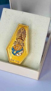 เข็มกลัด เข็มที่ระลึกถวายพระเพลิง (พร้อมกล่อง)