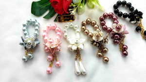 Hijabnur 1 - Cincin Hijab - Ring Hijab Bunga Handmade