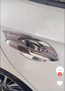 Honda City 2014 - 2019 GM6 Outer Chrome Matte Black Door Handle Inner Bowl Inserts Cover 4pcs Protector Car Accessories pemegang pintu