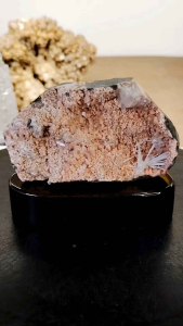 Natural Precious India Pink Candy Heulandite Crystal Druzy Ornament X2 #Naturalcrystal #homedecor #Lifestyle #Furniture #PinkCrystal