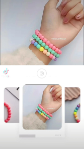 GELANG MANIK KOREA |  GELANG MANIK PASTEL