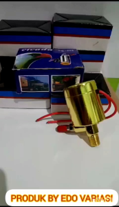 Switch Otomatis Klakson Angin Cicada Kuningan Body Besar 12/24V Universal