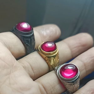 Batu cincin merah delima Ros Bangkok