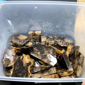 Natural Bahan Batu Akik Bulu Ayam