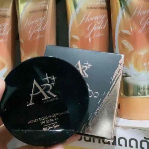 Aura แป้งพัฟน้ำผึ้งออร่า ของแท้ ขนาด15กรัม