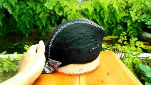 Blangkon Lipat Jogja jebeh Hitam samurai Putih 2