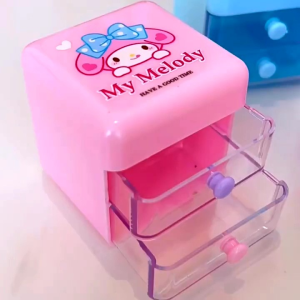Pen Holder Mini Stationery Kuromi My Melody Cinnamoroll Student Organizer Box