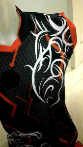 Baju stelan singlet volly badminton bulutangkis jersey olahraga peria wanita