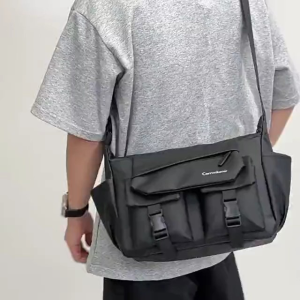Carvnkenir Mens Bag Casual Big Bag Mens Shoulder Sling for Daily Use and Outdoor Activities