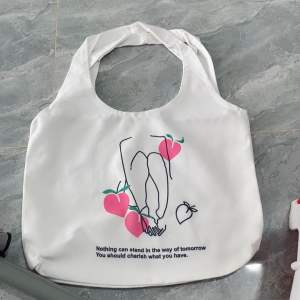 Túi vải nole lenin trắng hoạ tiết xinh xắn dể thương