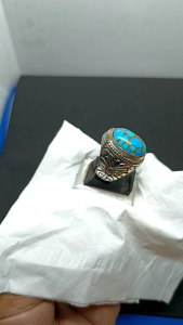 CINCIN BATU PIRUS BIRU URAT EMAS