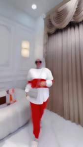 Labubu set/bubu set Panca set jumbo setelan kaos merah putih bisa bb 80-90 kg bahan combed