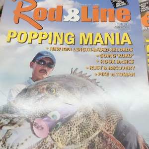 Clearance Sale- Pre-loved /Old Rod & Line Fishing Magazine -(English version) Bundle 6 copies (Random)