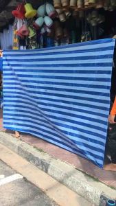 ผ้าใบฟ้าขาว ผ้าเต็นท์ฟ้าขาว ผ้าใบกันแดดกันฝน สุขภาพยนตร์ หลายขนาด