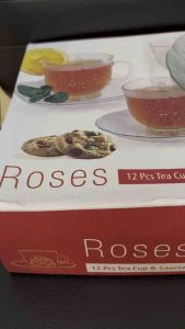 CANGKIR SET ROSE 8PCS/12PCS CANGKIR TEH