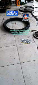 BAN MOTOR BEBEK SATRIA JUPITER KHARISMA DLL RING 17 TUBELES & BAN DALAM TERSEDIA SEMUA JENIS UKURAN BAN