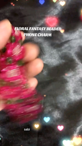 Floral Fantasy Beaded Phone Charm Phone Strap Phone Chain Phone Holder