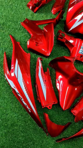 ชุดสีเวฟ Wave 110i /ปี2011-2018 สี  แดงแก้ว/1ชุดมี15ชิ้น เลือกสีลายตามลูกค้าต้องการ ทางแชทได้ ABS