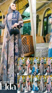 OMEIRO ELDA 67 Baju Dress Gamis Syari Muslimah Elda Series Vol.7 By Omeiro. Nazra Sha